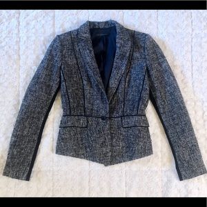 Elie Tahari Tweed Fitted Jacket Blazer - 4